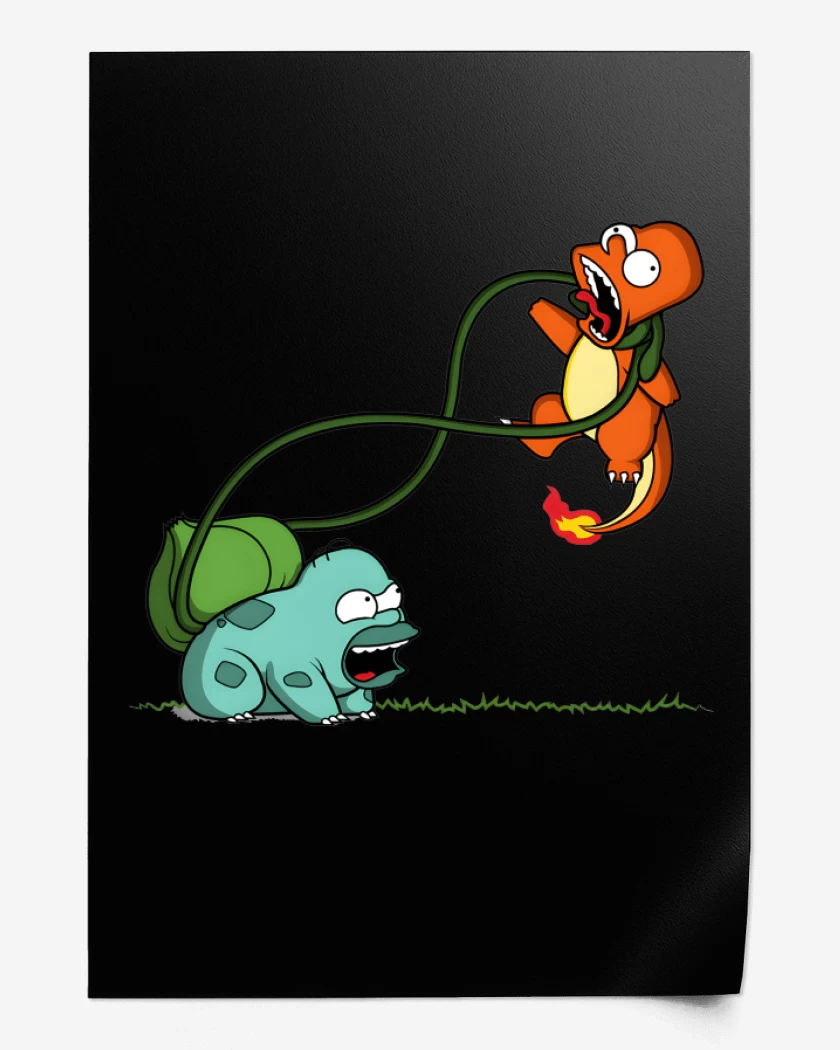 Print Homersaur vs Bartmander 
