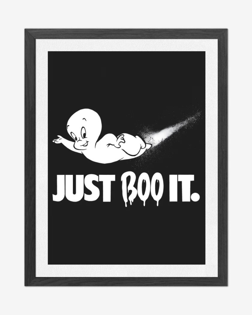 Cuadro decorativo Negro de Just BOO It