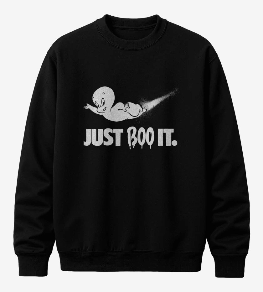 Poleron polo Negro de Just BOO It
