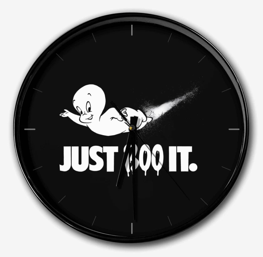 Reloj Negro de Just BOO It