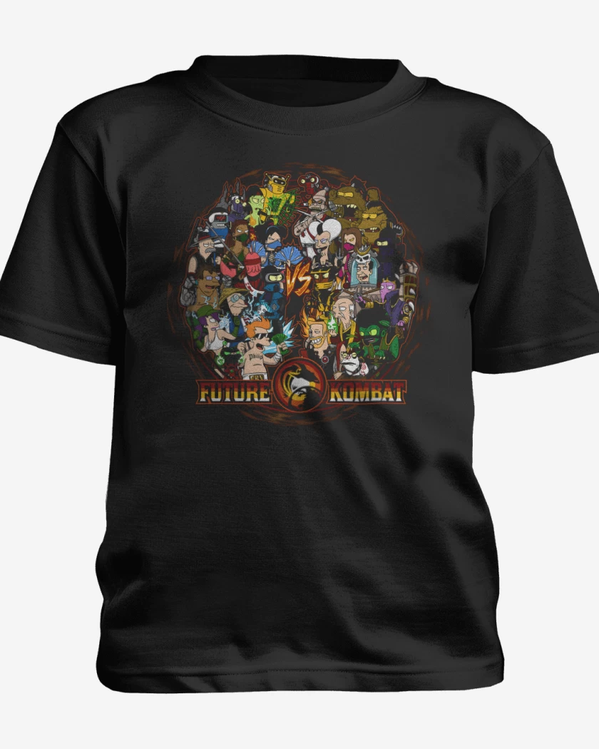 Polera de niño Negro de Future Kombat