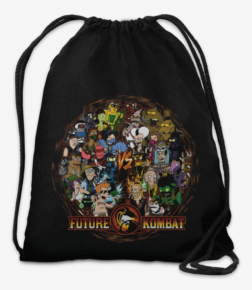 Mochila Negro de Future Kombat