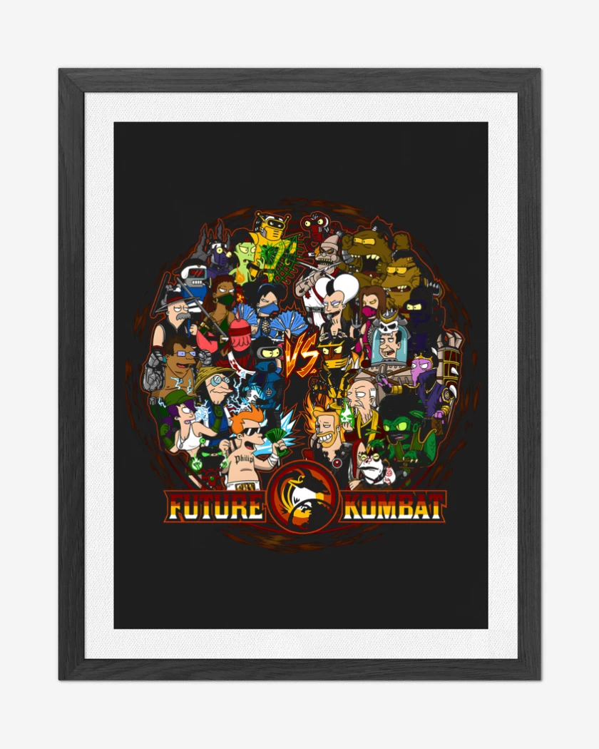 Cuadro decorativo Future Kombat