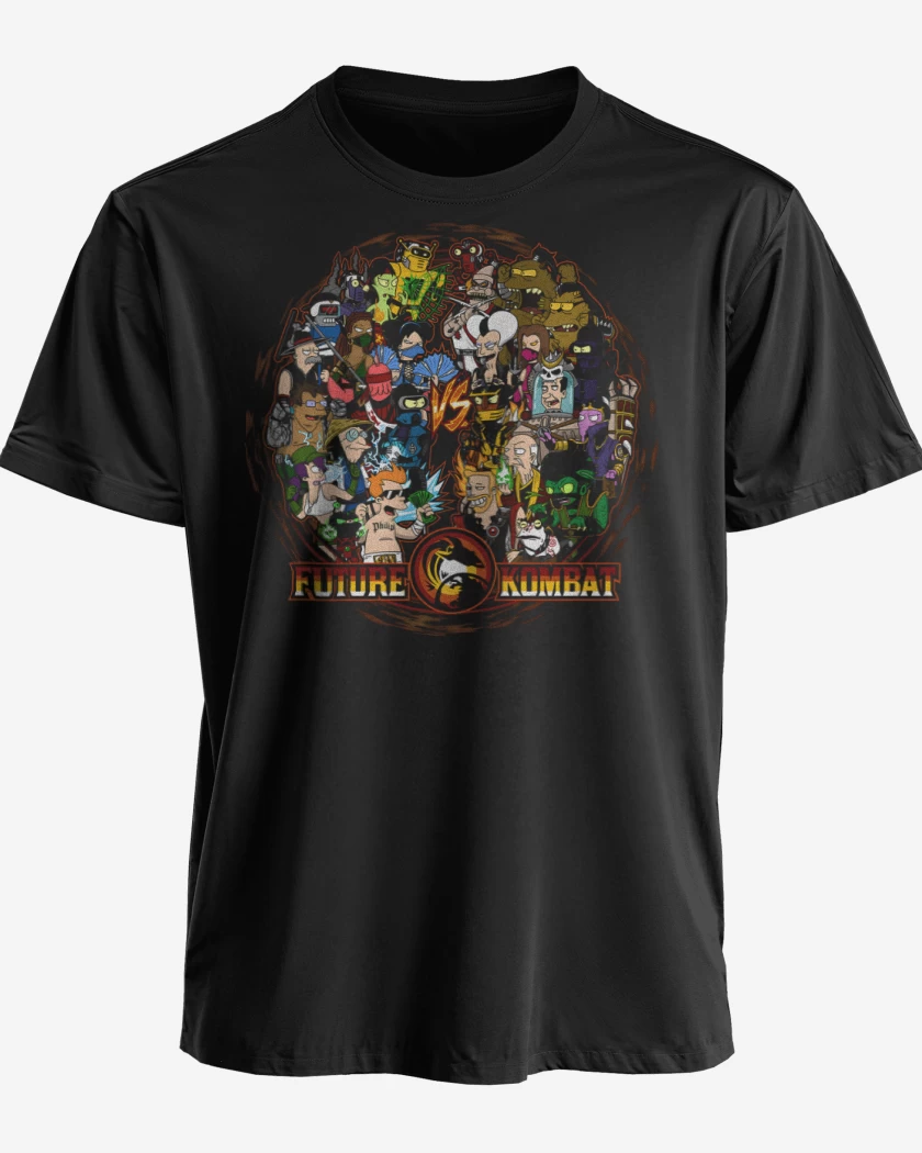 Polera premium Negro de Future Kombat