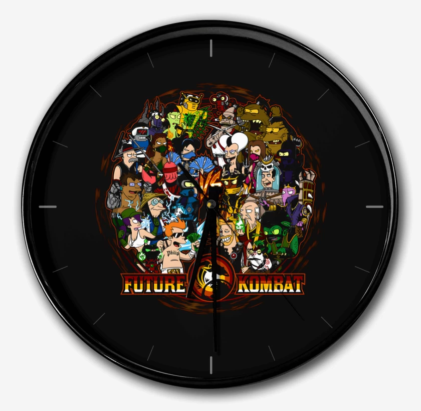 Reloj Negro de Future Kombat