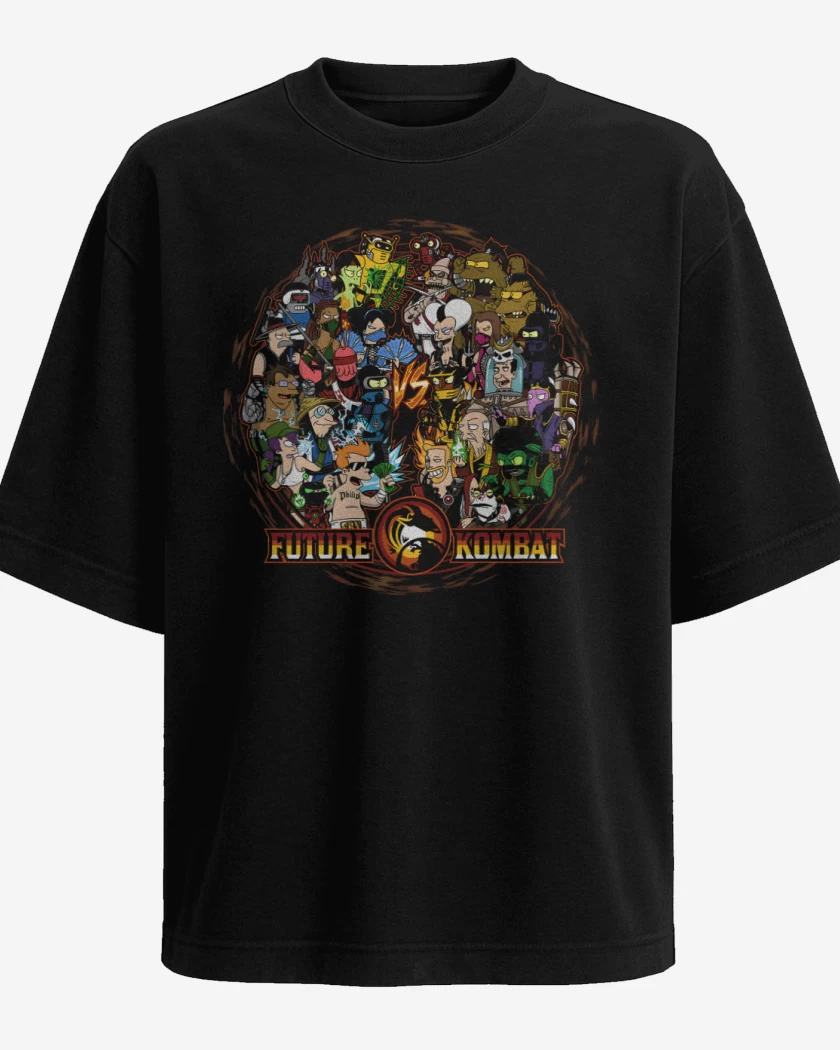 Polera Oversize Negro de Future Kombat