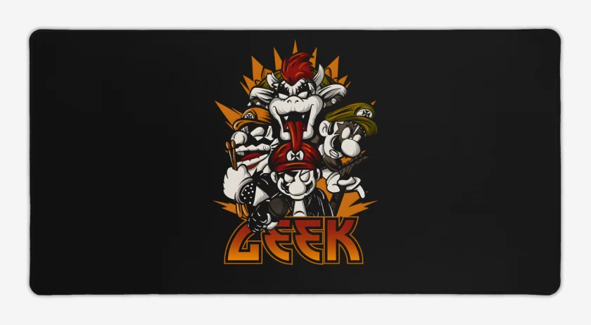 Mouse pad Gamer Negro de Geek