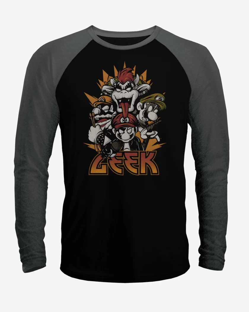 Polera Raglan Geek
