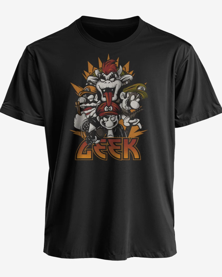 Polera premium Negro de Geek
