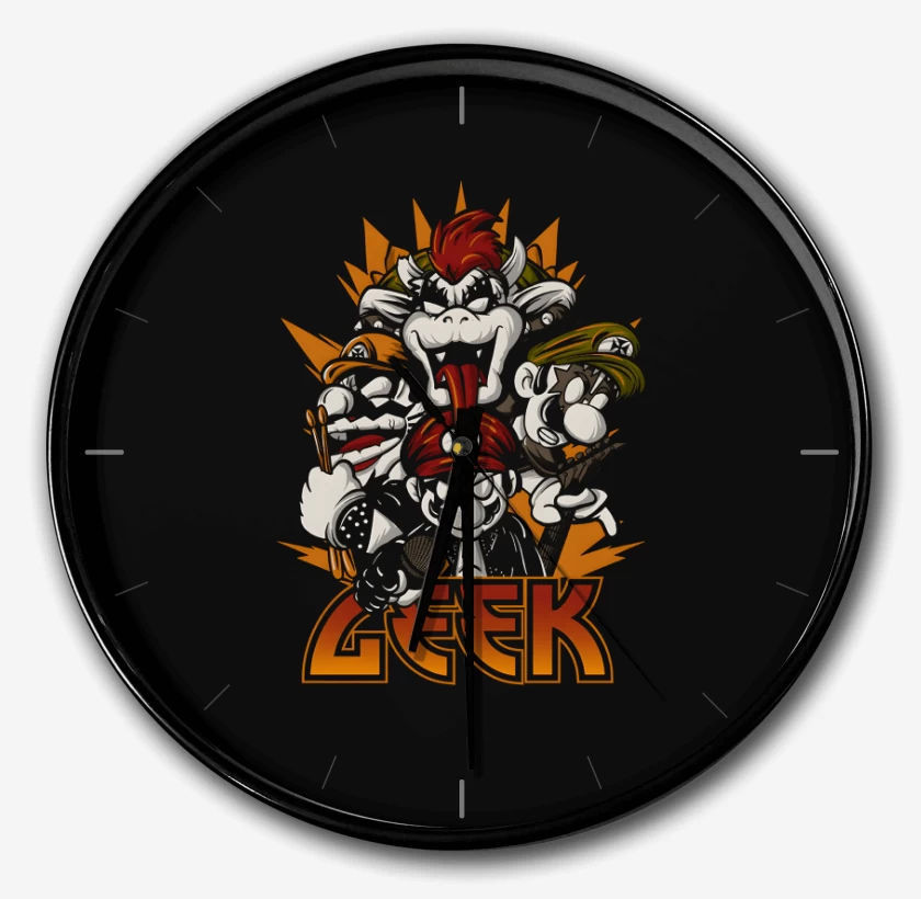 Reloj Negro de Geek
