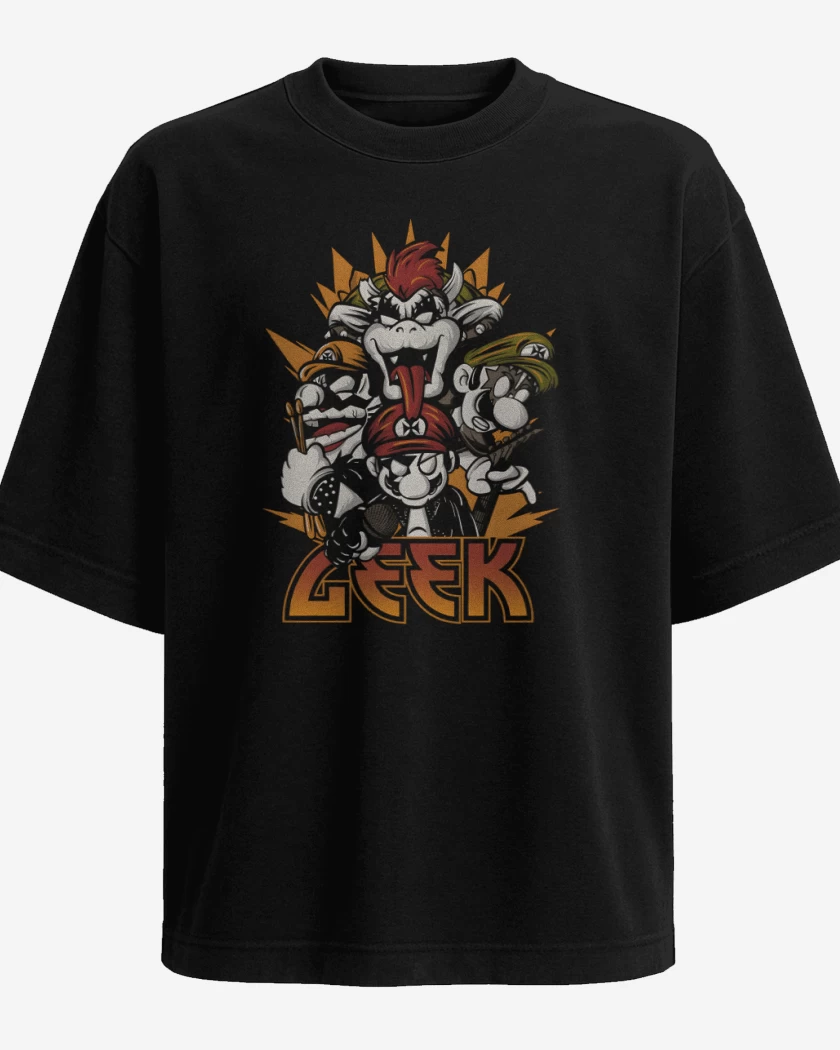 Polera Oversize Geek