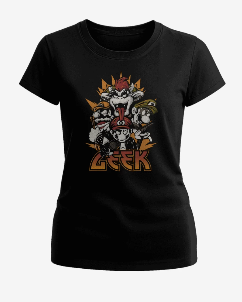 Polera de Mujer Negro de Geek