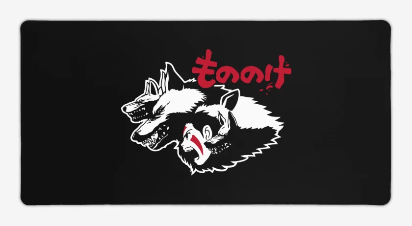 Mouse pad Gamer Negro de Mononoke 2