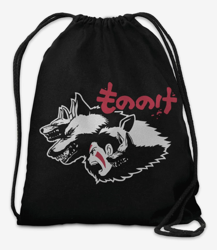 Mochila Negro de Mononoke 2