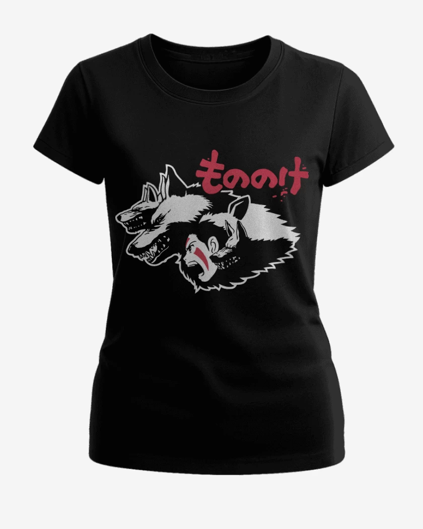 Polera de Mujer Negro de Mononoke 2