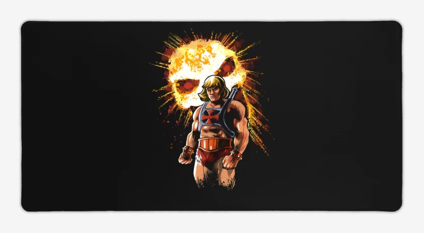 Mouse pad Gamer Negro de The Master Rises
