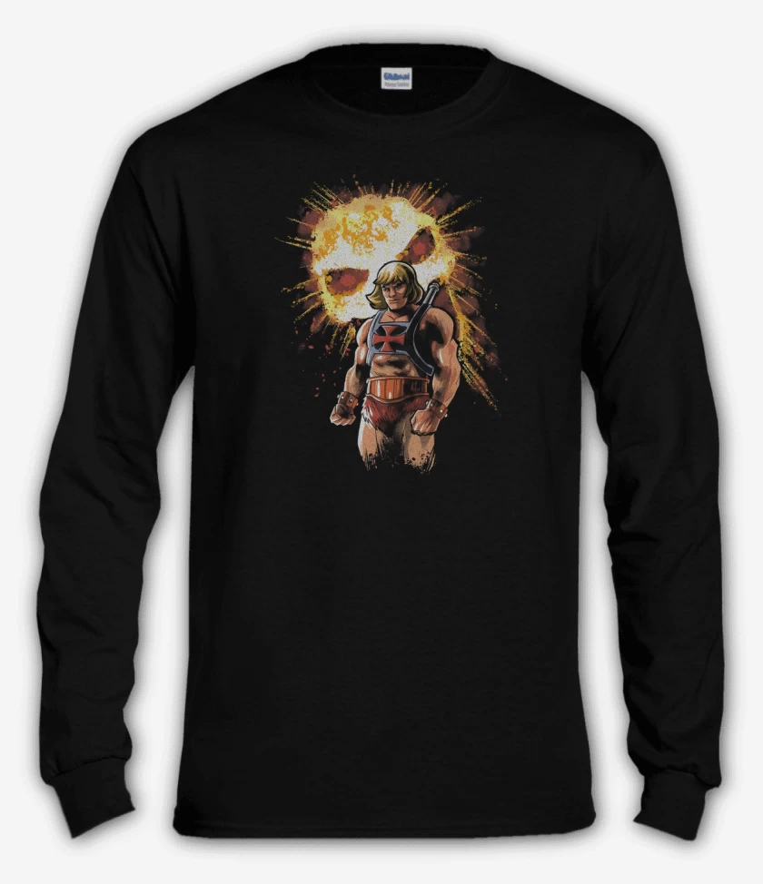 Polera manga larga Negro de The Master Rises