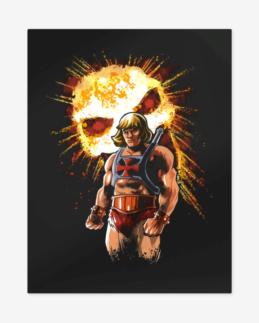 Print metalico Negro de The Master Rises