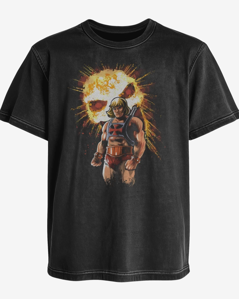 Polera desgastada Negro de The Master Rises