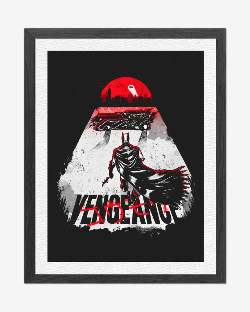 Cuadro decorativo Negro de Vengeance Akira