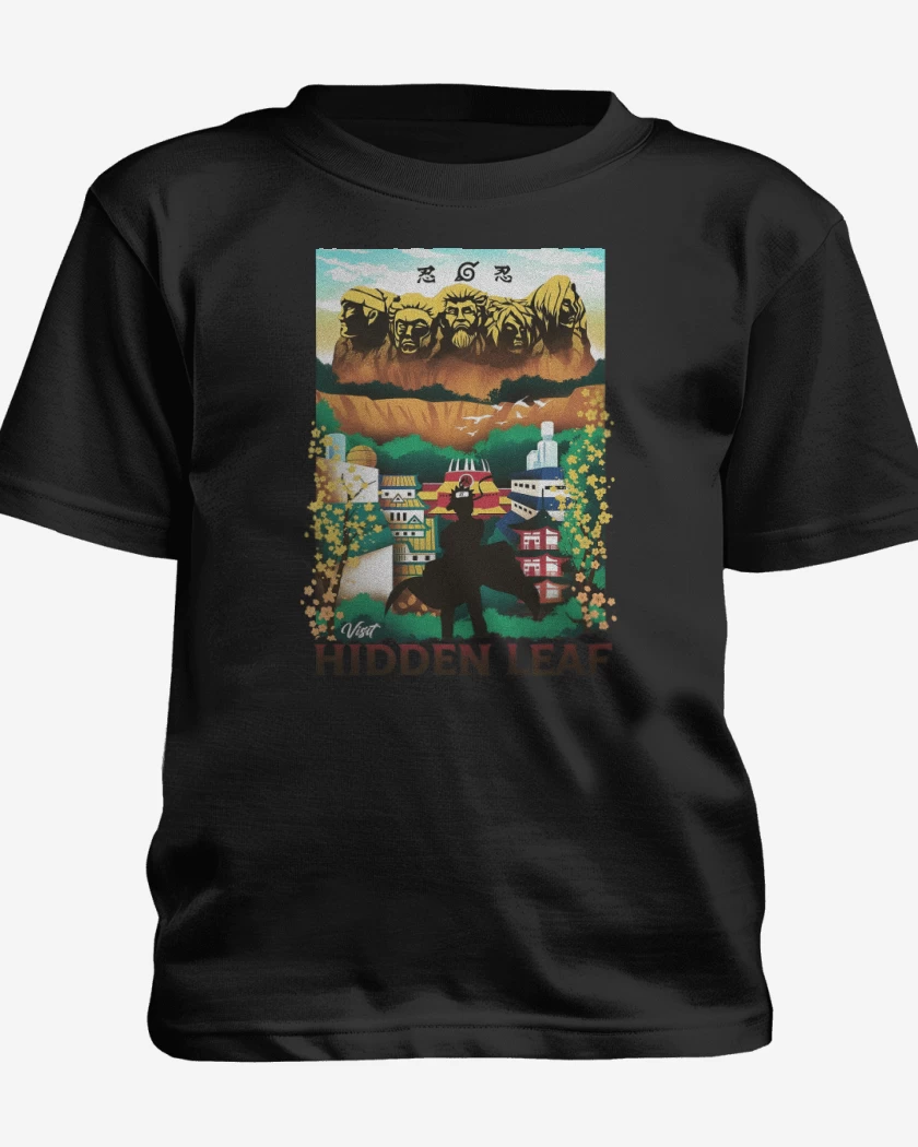Polera de niño Aldea Oculta de la Hoja