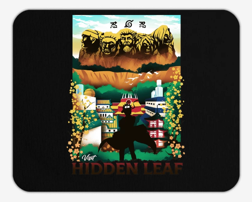 Mousepad Aldea Oculta de la Hoja