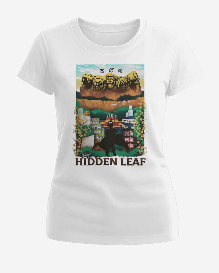 Polera de Mujer Blanco de Aldea Oculta de la Hoja