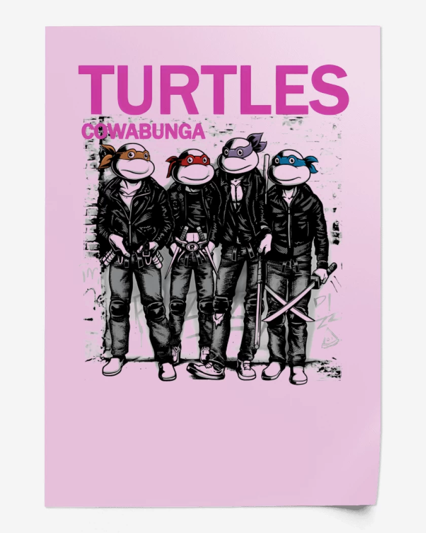 Print Turtles Cowabunga 