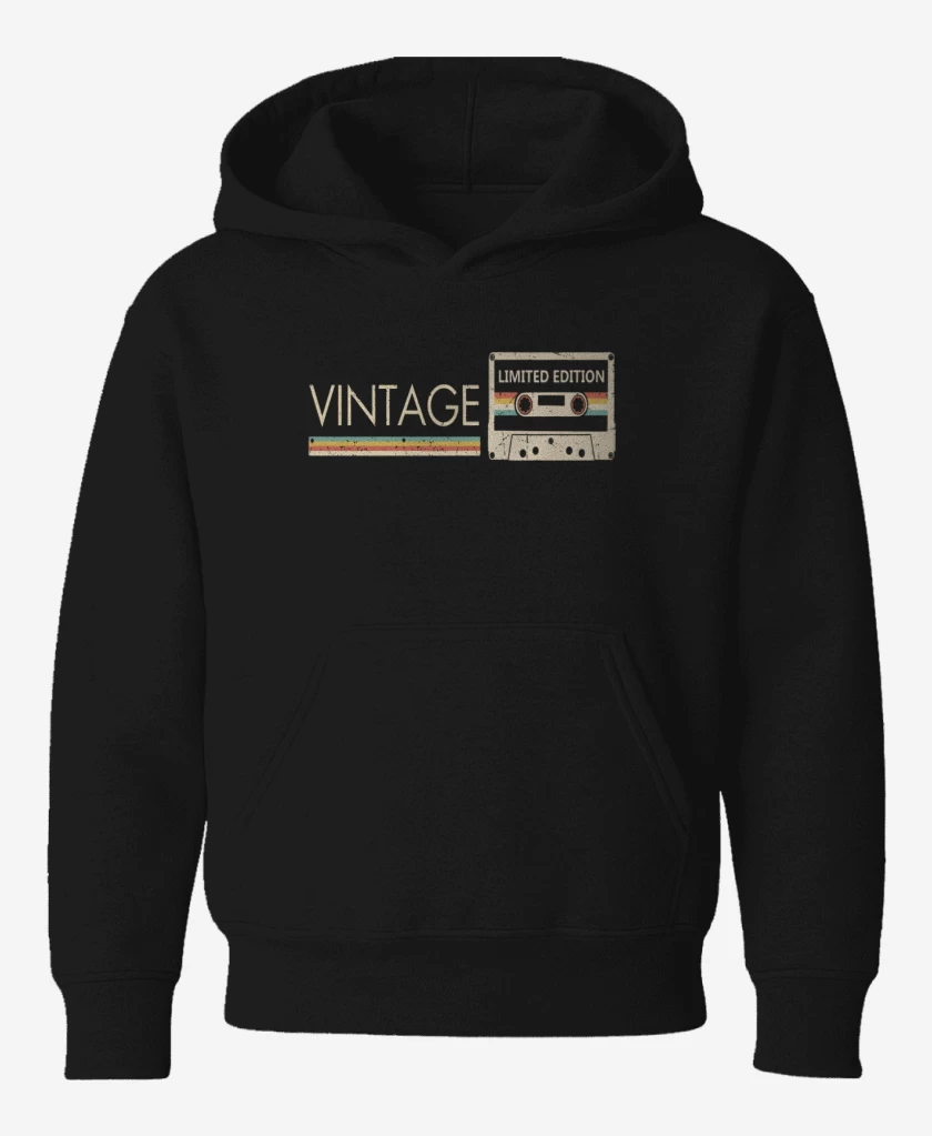 Poleron de niño Negro de Vintage limited edition