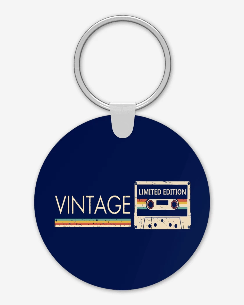 Llavero Azul Marino de Vintage limited edition