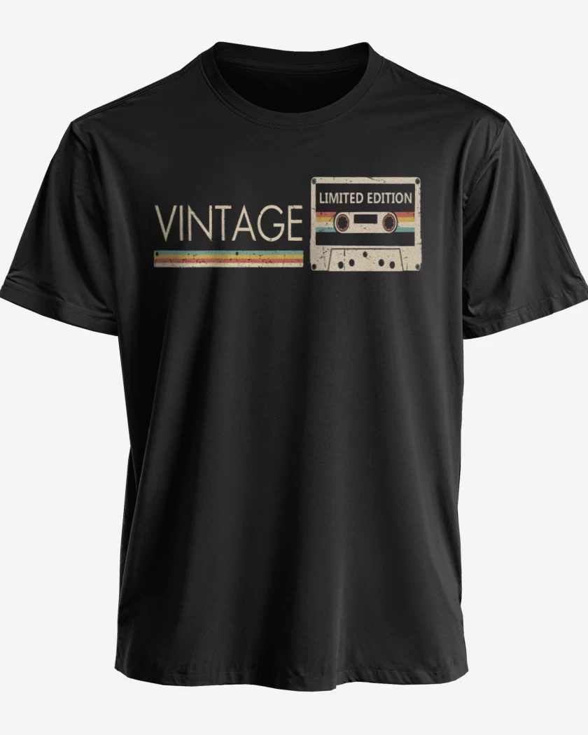 Polera premium Negro de Vintage limited edition