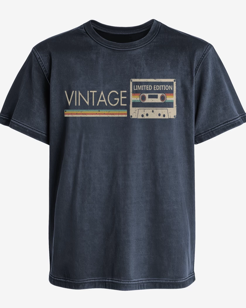 Polera desgastada Vintage limited edition