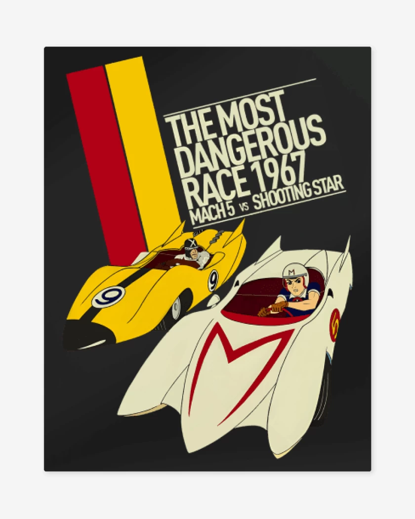 Print metalico Negro de The most dangerous race