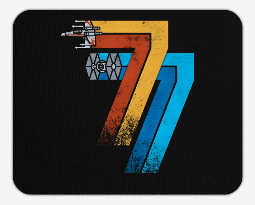 Mousepad Negro de 77