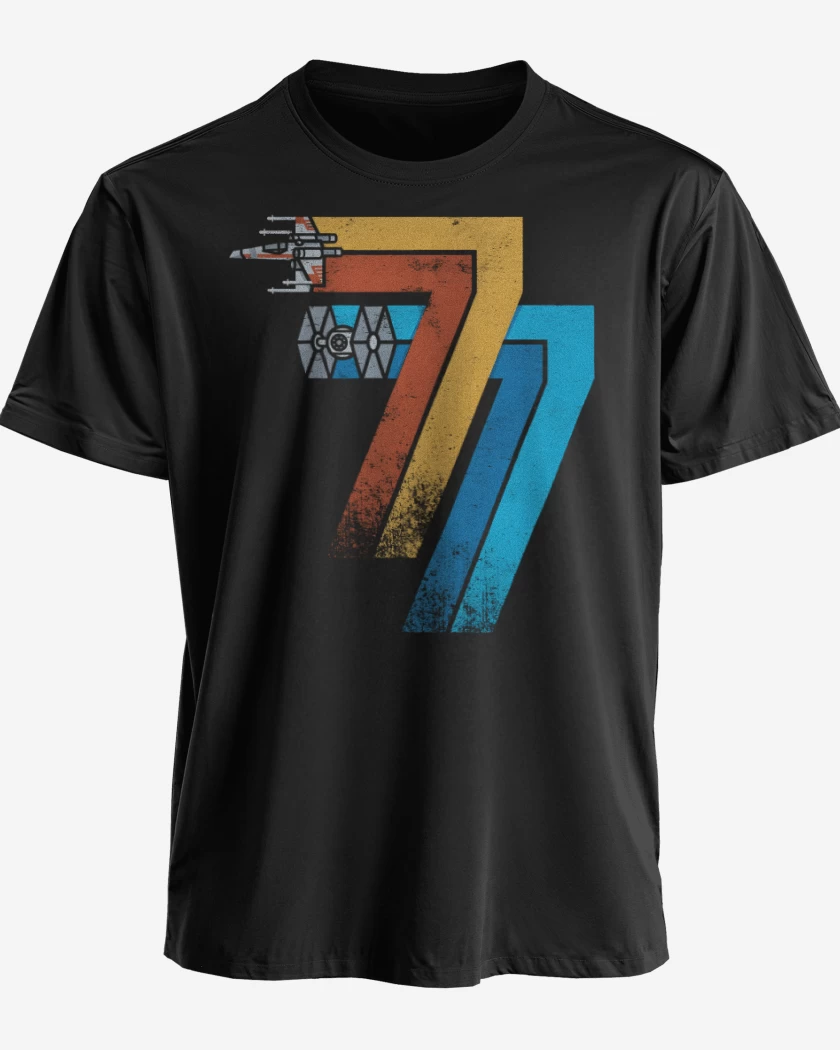 Polera premium Negro de 77
