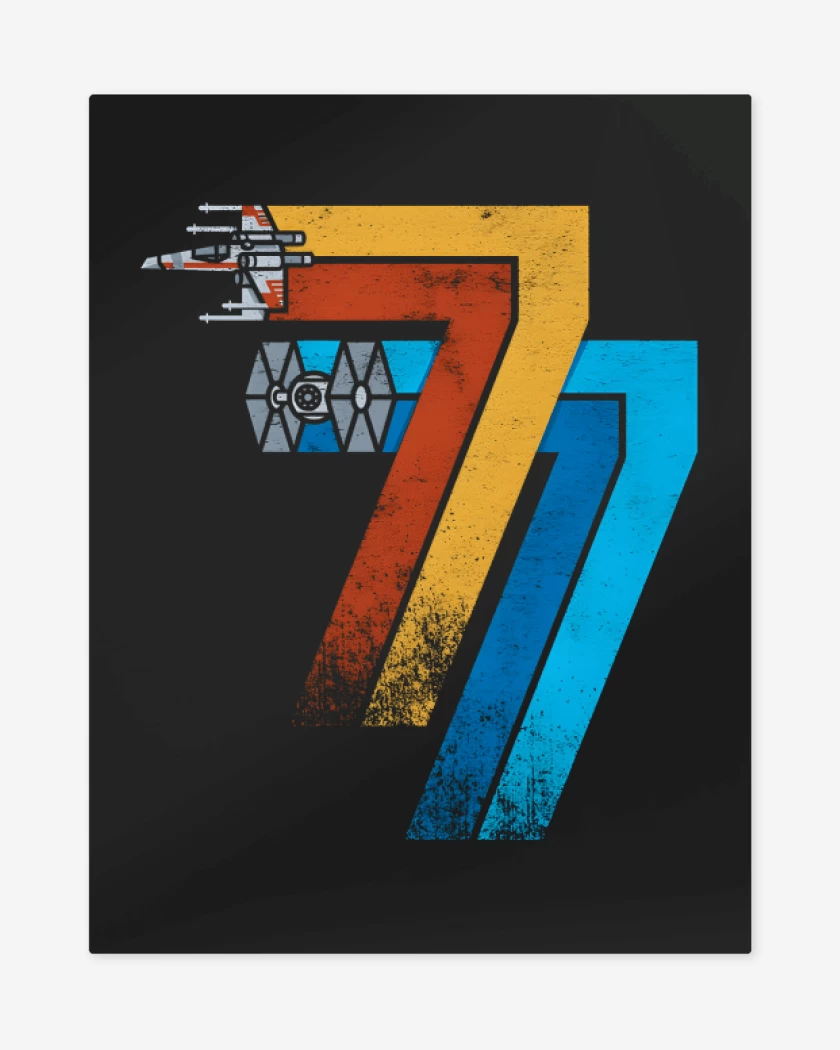 Print metalico 77