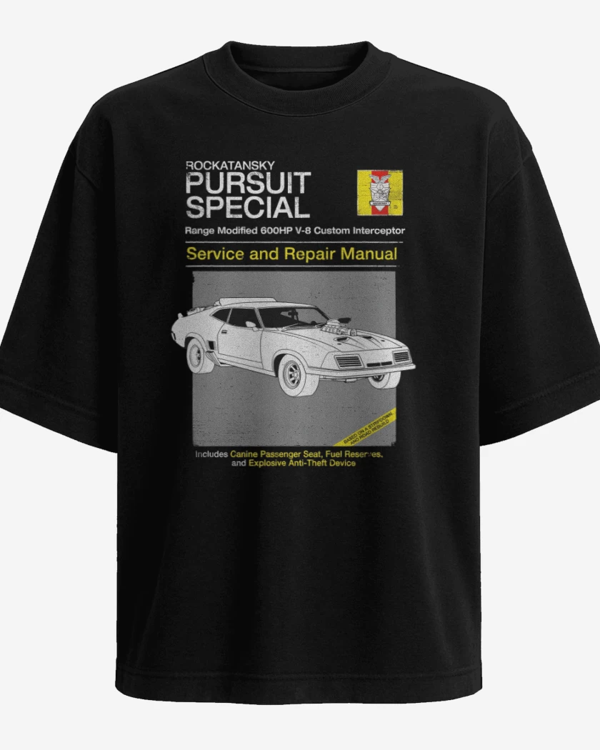 Polera Oversize V8 Interceptor