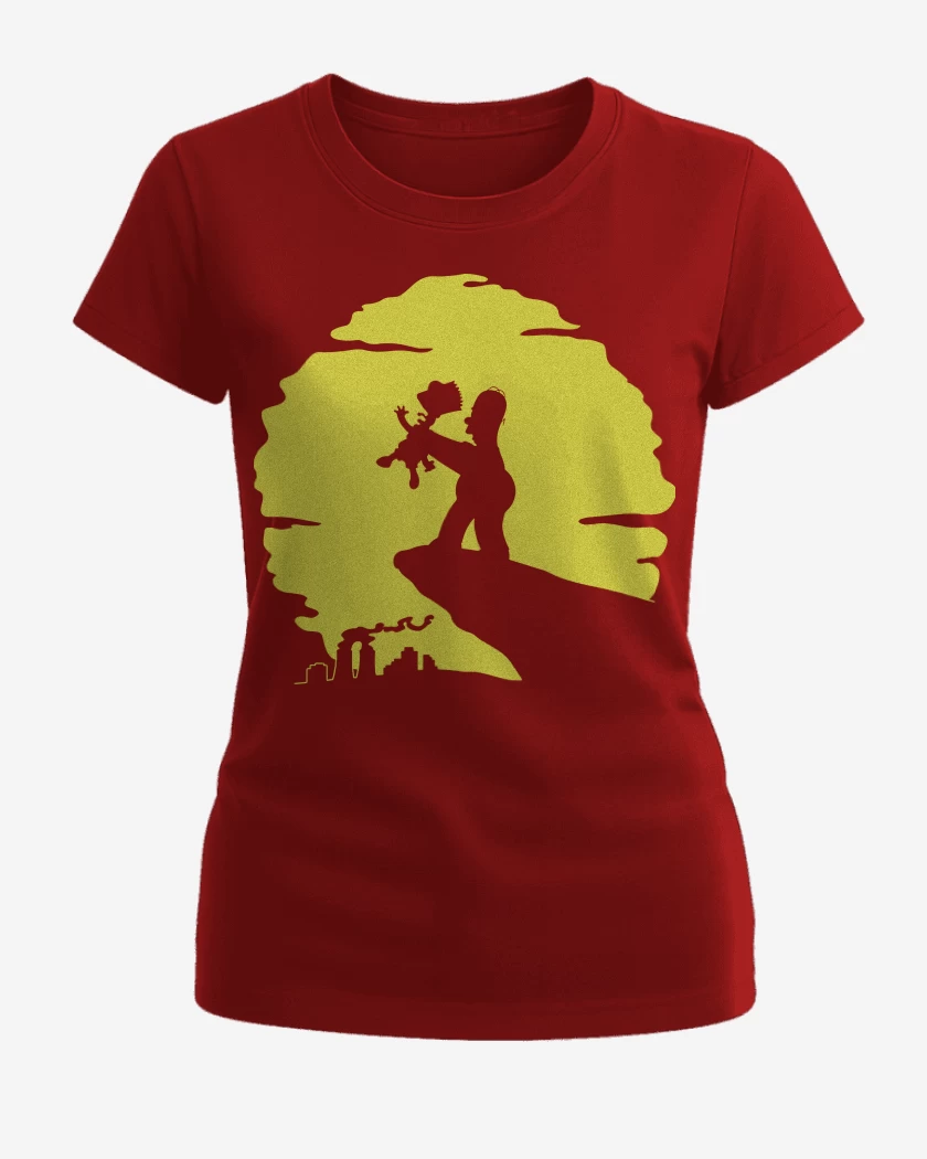 Polera de Mujer Rojo de Pequeño demonio