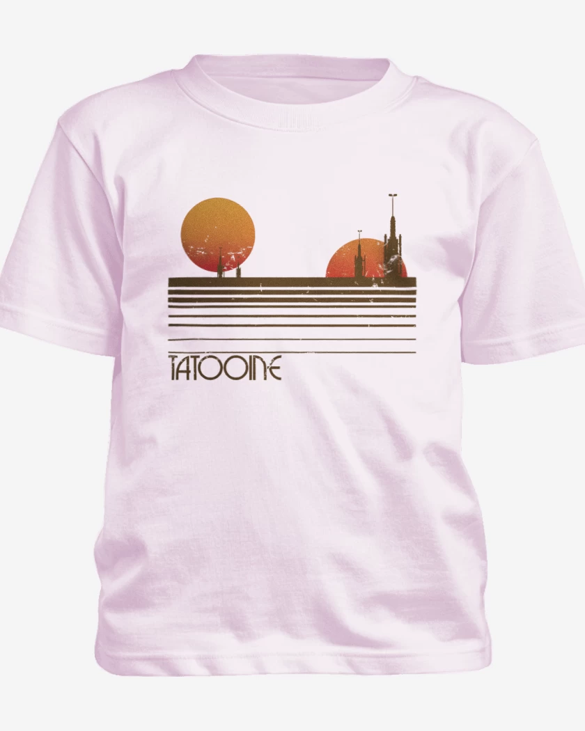 Polera de niño Rosa Pastel de Tatooine 