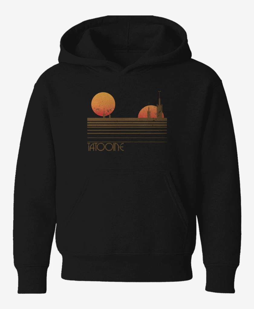 Poleron de niño Negro de Tatooine 