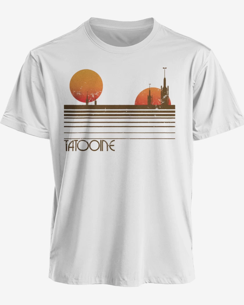 Polera premium Blanco de Tatooine 