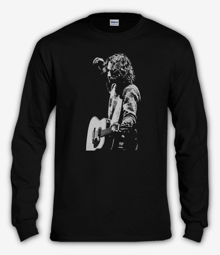 Polera manga larga Negro de Chris Cornell 2