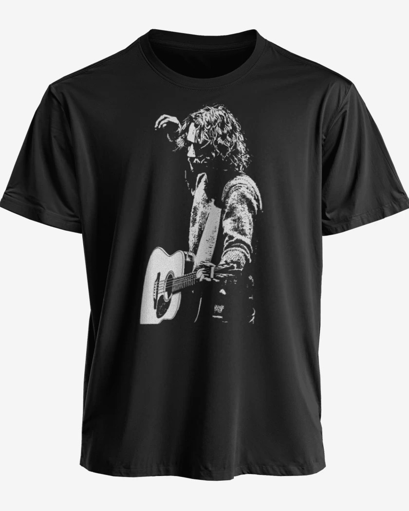 Polera premium Negro de Chris Cornell 2