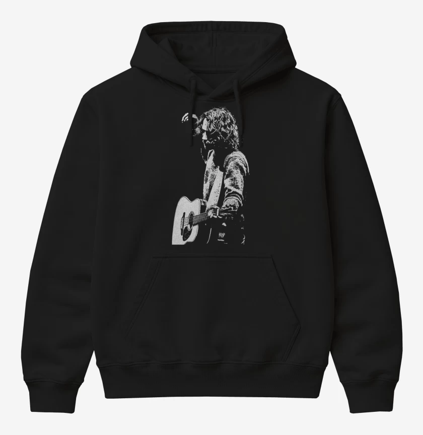 Poleron Canguro básico Negro de Chris Cornell 2