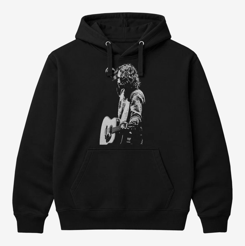Polerón Canguro Negro de Chris Cornell 2