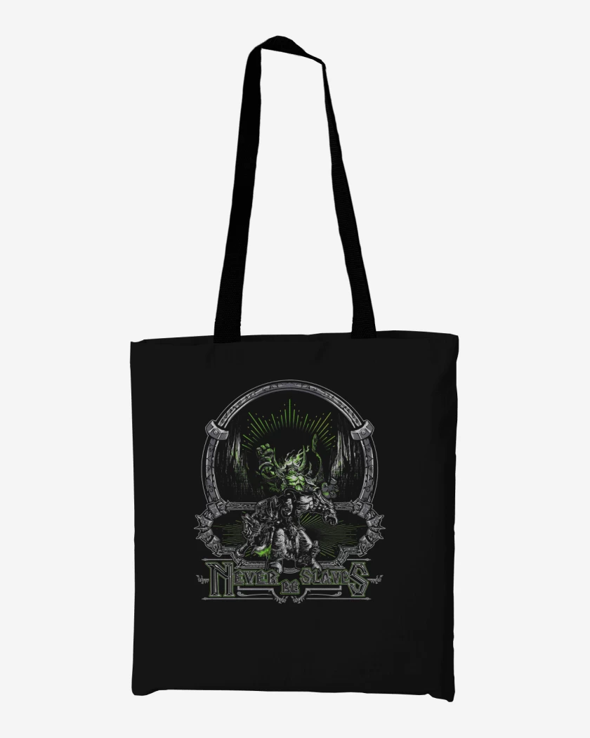 Totebag Never be slaves