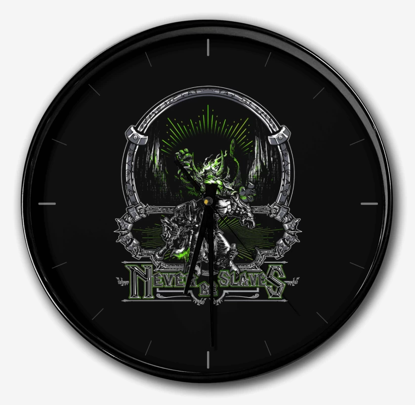 Reloj Negro de Never be slaves