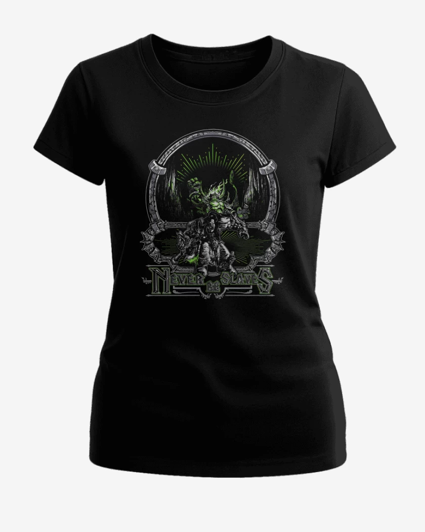 Polera de Mujer Negro de Never be slaves