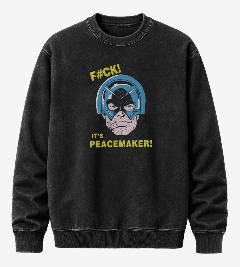 Poleron Polo Acid Wash Negro de El pacificador