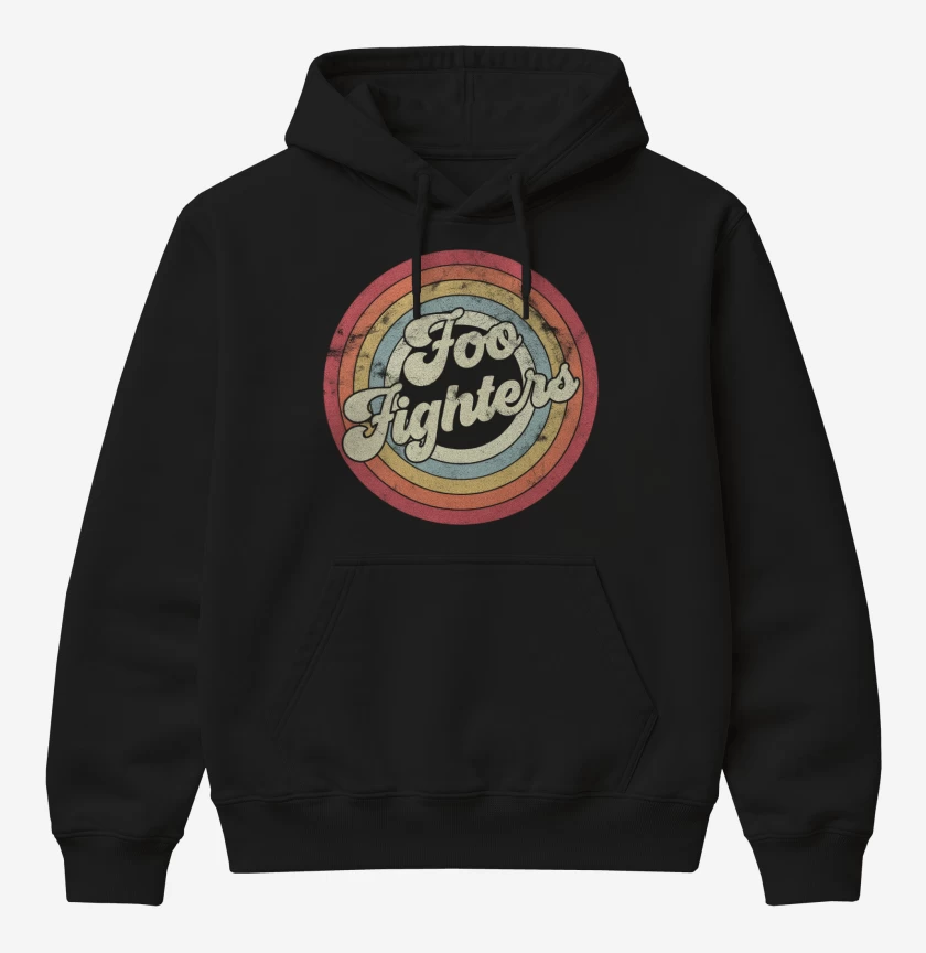 Poleron Canguro básico Foo fiighters retro